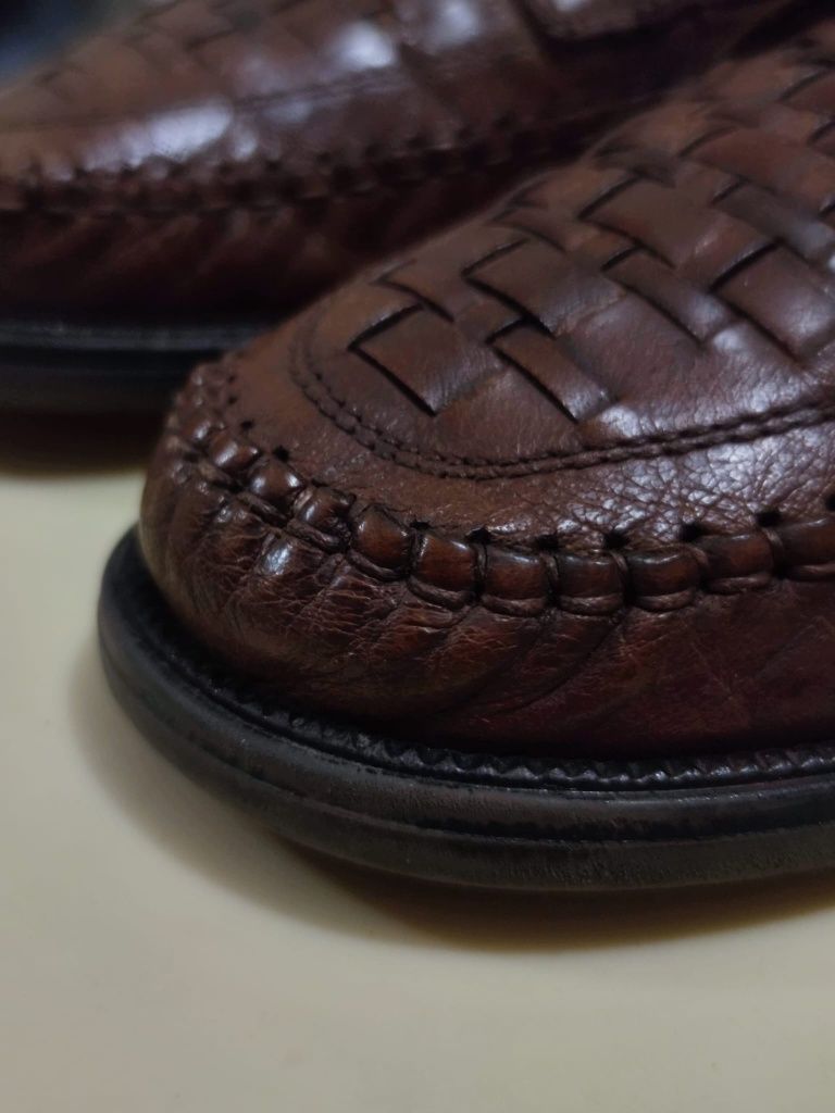 buty półbuty eleganckie 41 brązowe skórzane skóra leather lieder sport