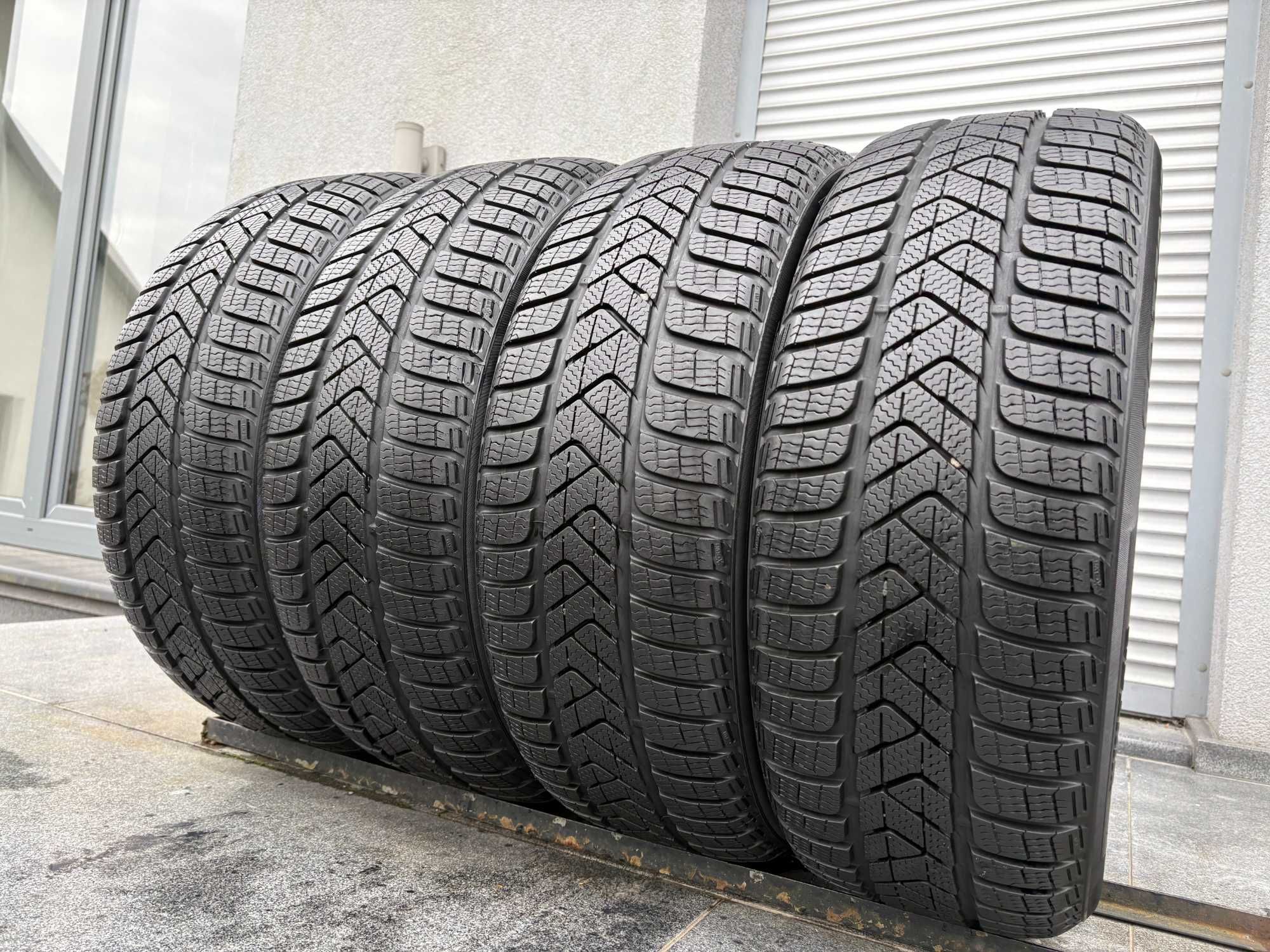 4szt zimowe 215/55R17 Pirelli 7,4mm 2020r świetny stan! LZL14 gwarancj