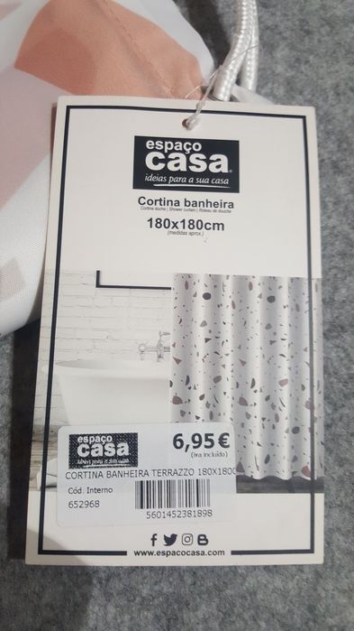 Cortina Banheira WC