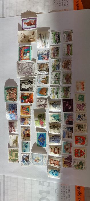 Mix znaczków pocztowych 55 sztuk Egipt.Małysz