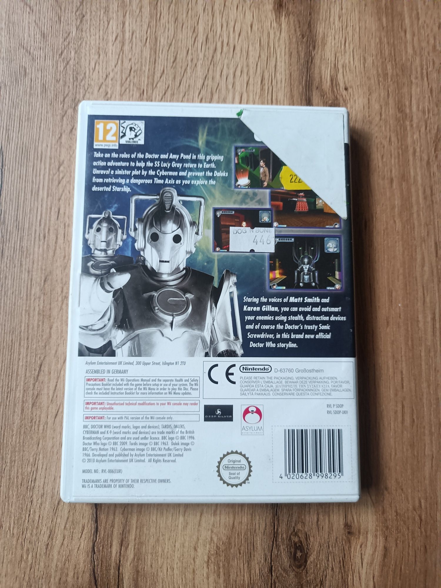 Doctor WHO Return to Earth Nintendo Wii
