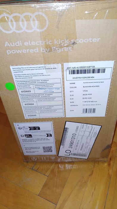 Hulajnoga Elektryczna Audi Egret