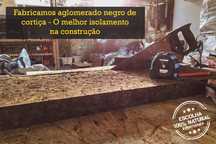 Aglomerado Negro de Cortiça - O melhor isolamento na construção.