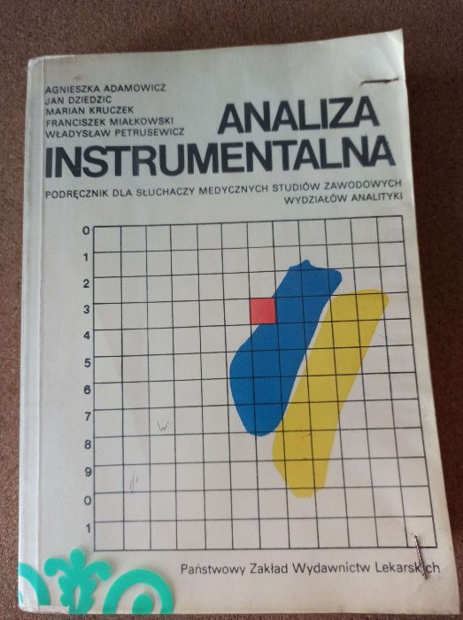 Medycyna: "Analiza instrumentalna", A. Adamowicz i in.