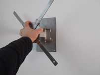 Suporte tv inox vesa 300x300
