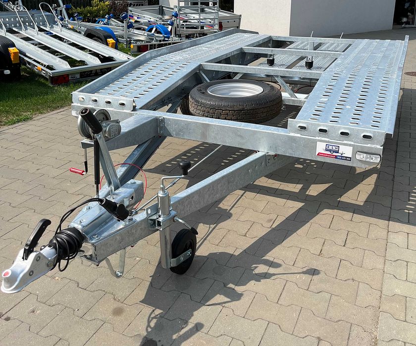 Nowa Laweta Niewiadów dł 4m x szer 2m DMC 2700kg GARBATKA/SZWAJCARKA