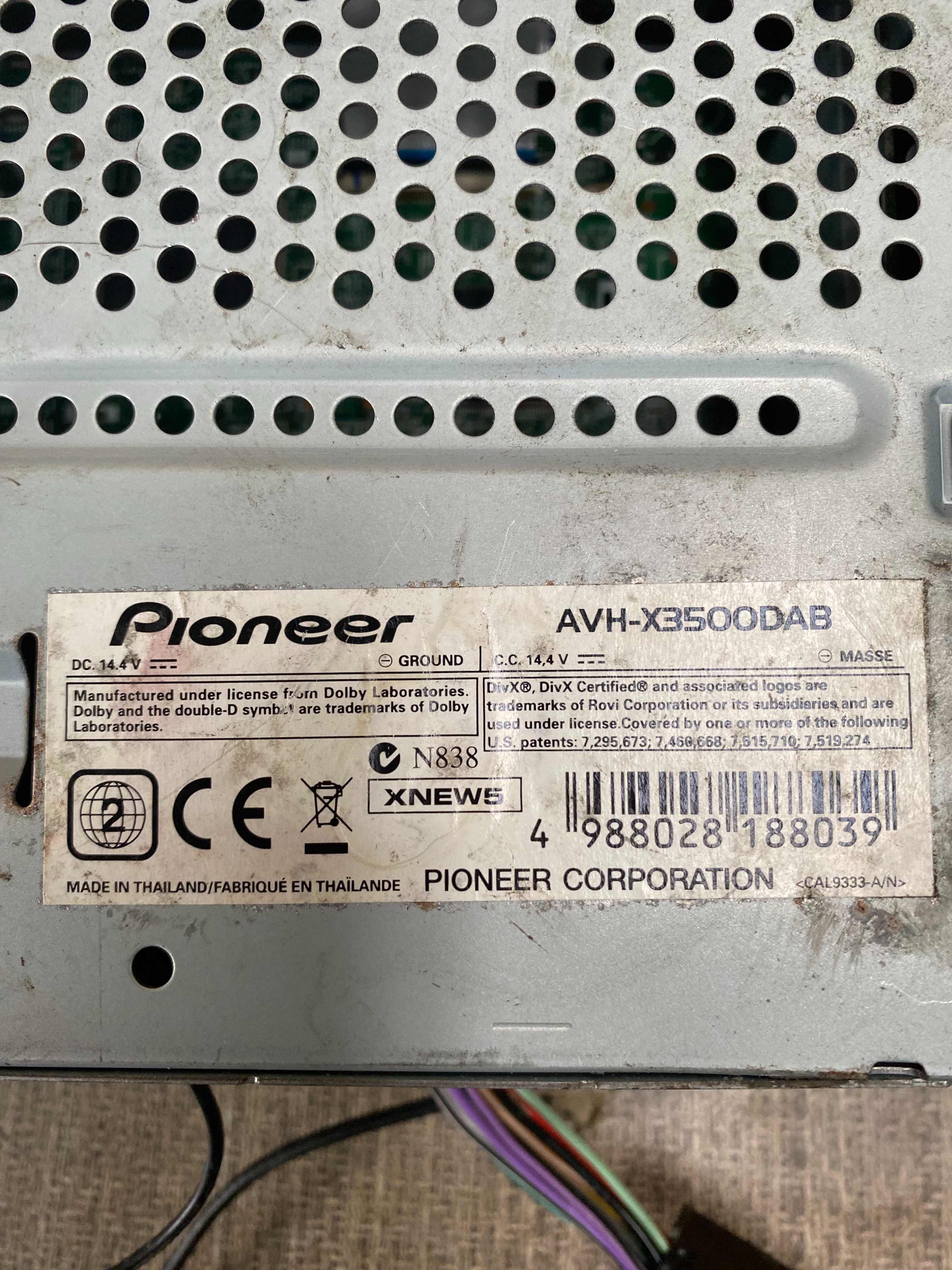 Radio Samochodowe Pioneer avh-x3500dab