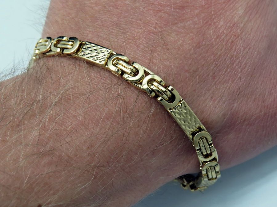 ZŁOTY ŁAŃCUSZEK na szyję + BRANSOLETKA Super SPLOT zetaw na prezent !