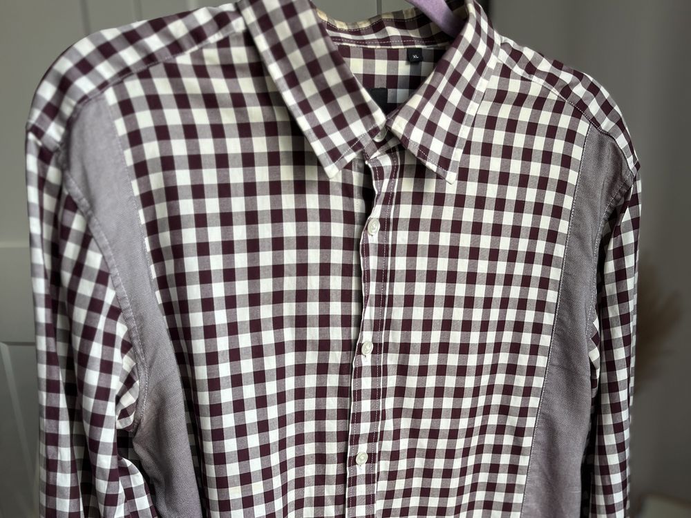 Koszula meska z dlugim rekawem w krate oryginalna slim fit Hugo Boss