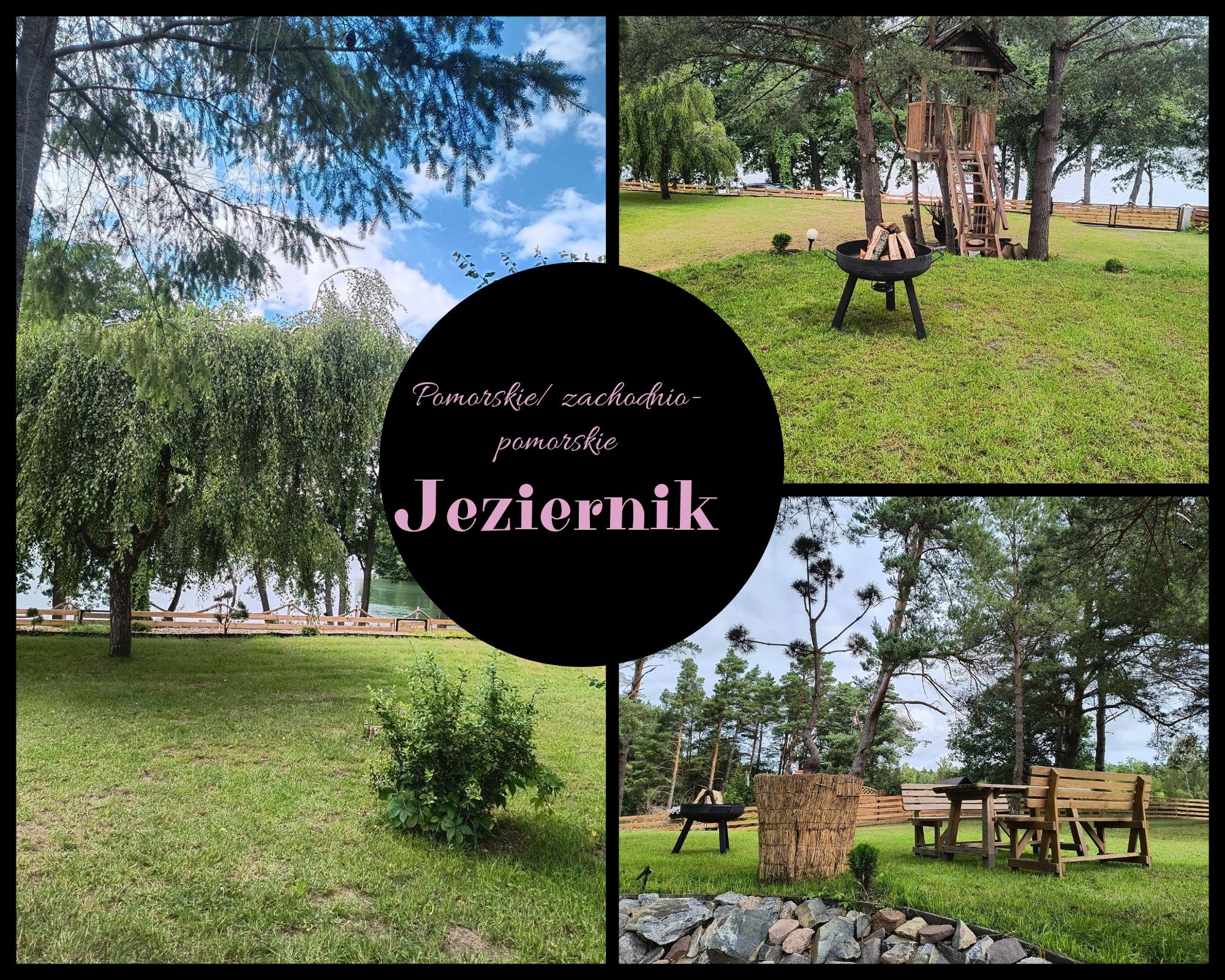 Domek nad jeziorem pod lasem - wynajem domku holenderskiego 4 os.