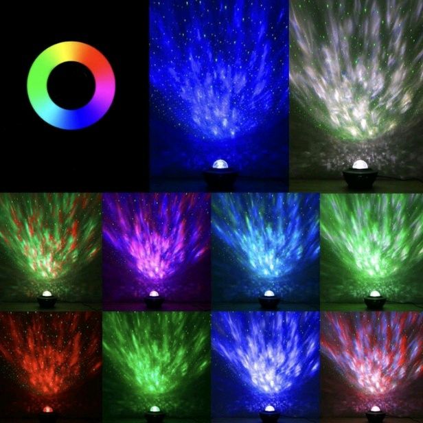 PROJEKTOR GWIAZD star led lampka nocna usb