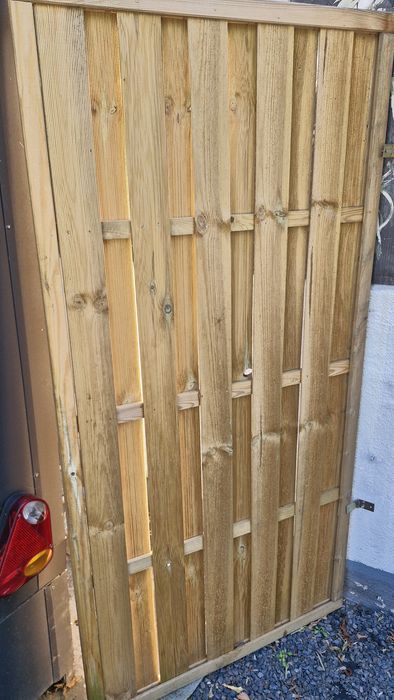 Płot lamelowy drewniany impregnowany 180x60 2szt