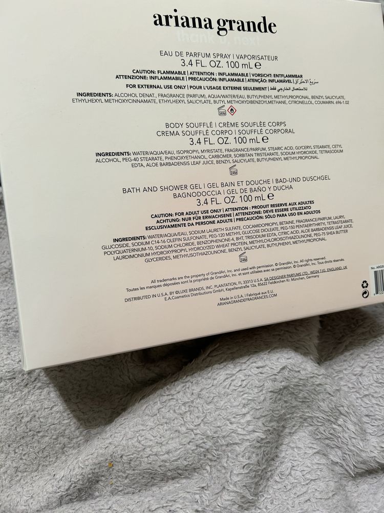 Perfumy Ariana Grande Thank you next