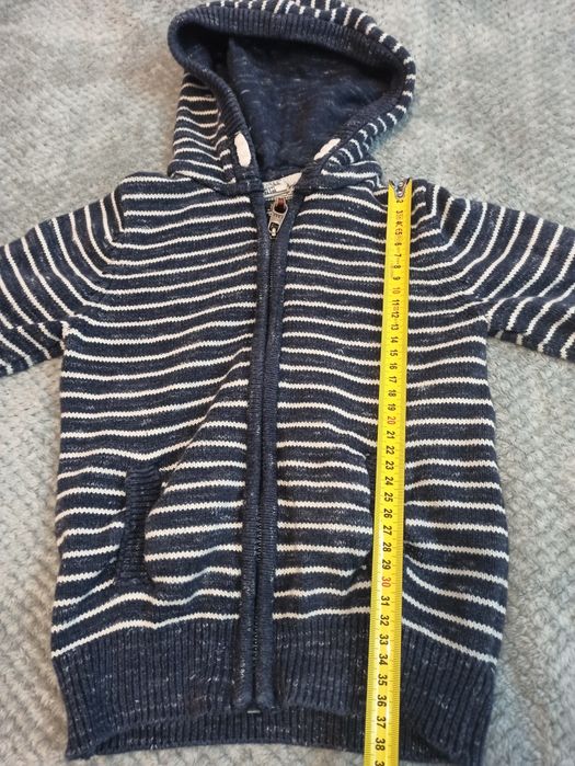 Sweter 98-104 h&m na zamek w paski
