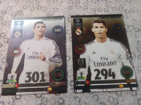 Karty limited edition champions league 2014 Ronaldo 2015 update