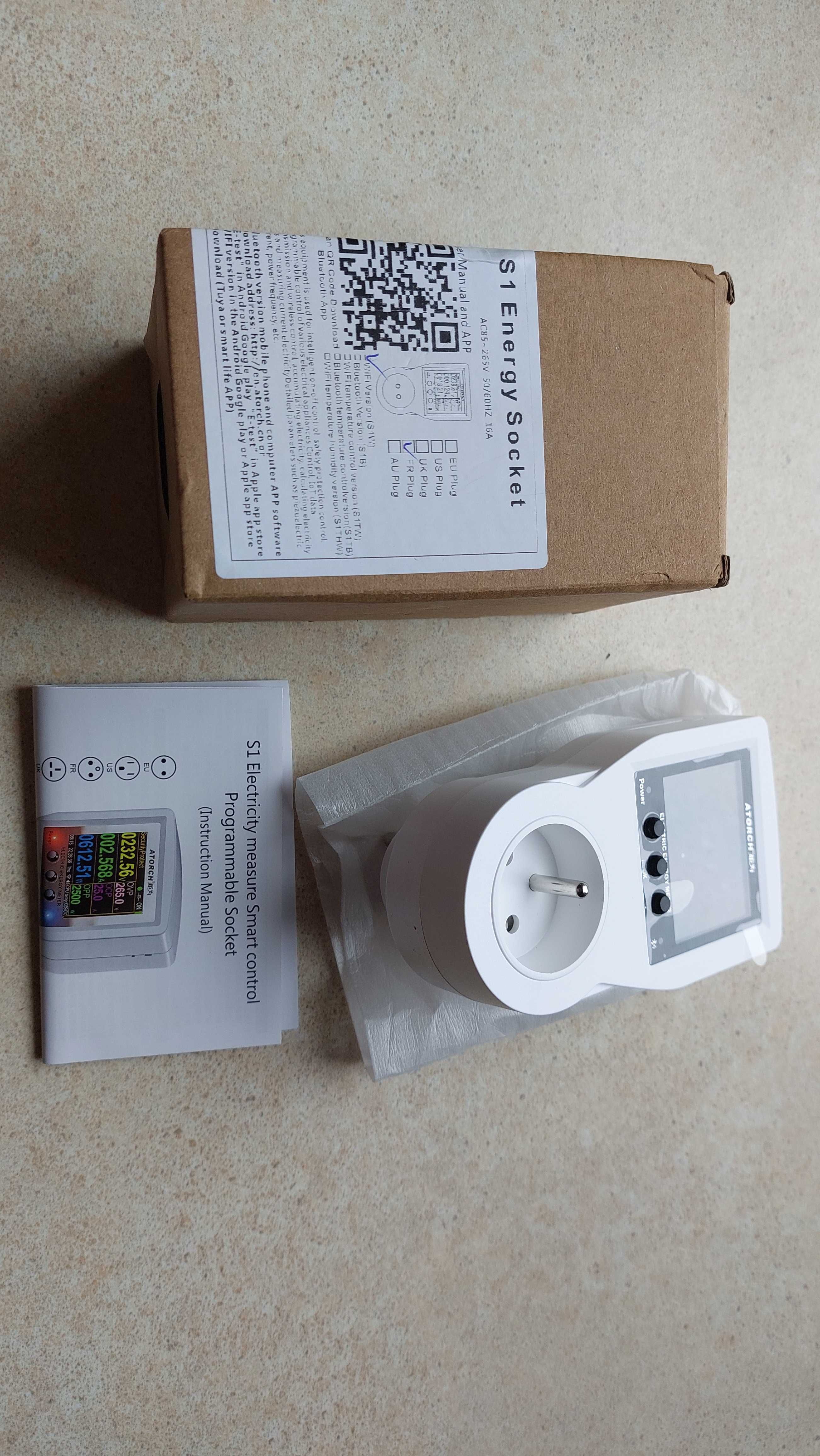 Inteligentne gniazdko Atorch S1W (FR Plug) WiFi
