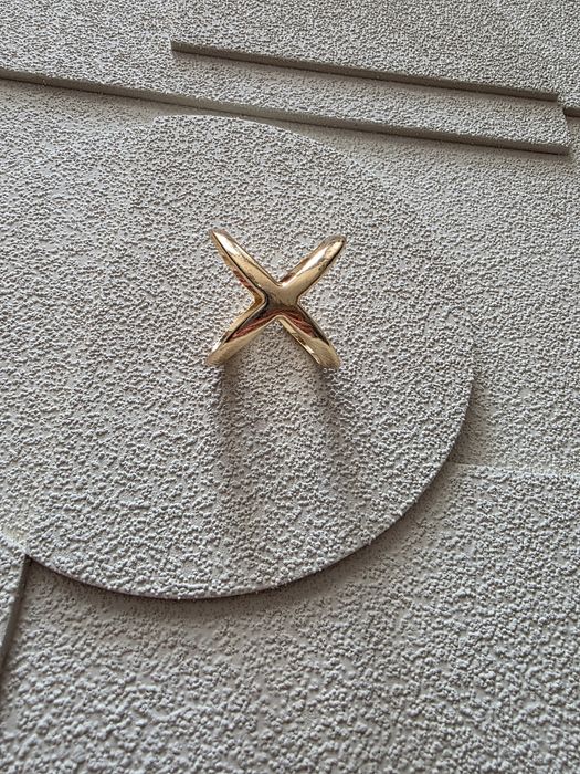 Złoty pierścień do apaszki / szala - styl old money, elegancki dodatek