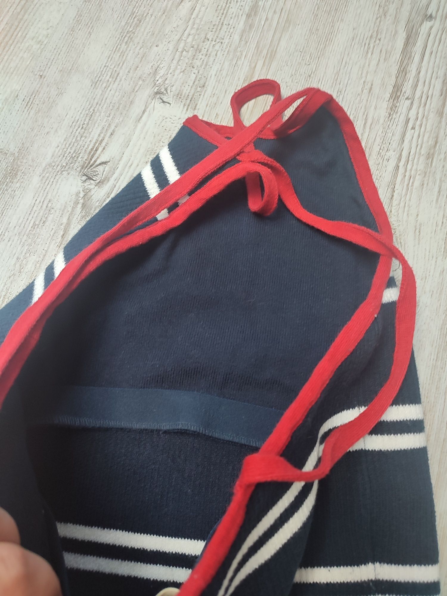Hollister M 38 bluzka damska crop top ramiączka paski lato krótka
