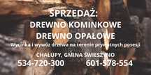 Sprzedaż drewna, transport gratis, wycinka drzewa