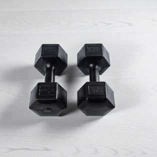 Hantle bitumiczne 2x6 kg – idealne do ćwiczeń w domu