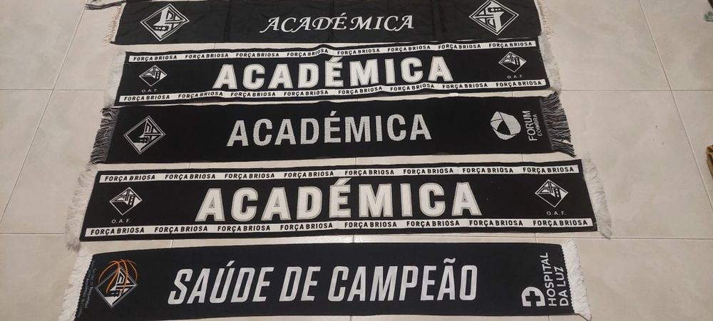 5 cachecois da academica antigos