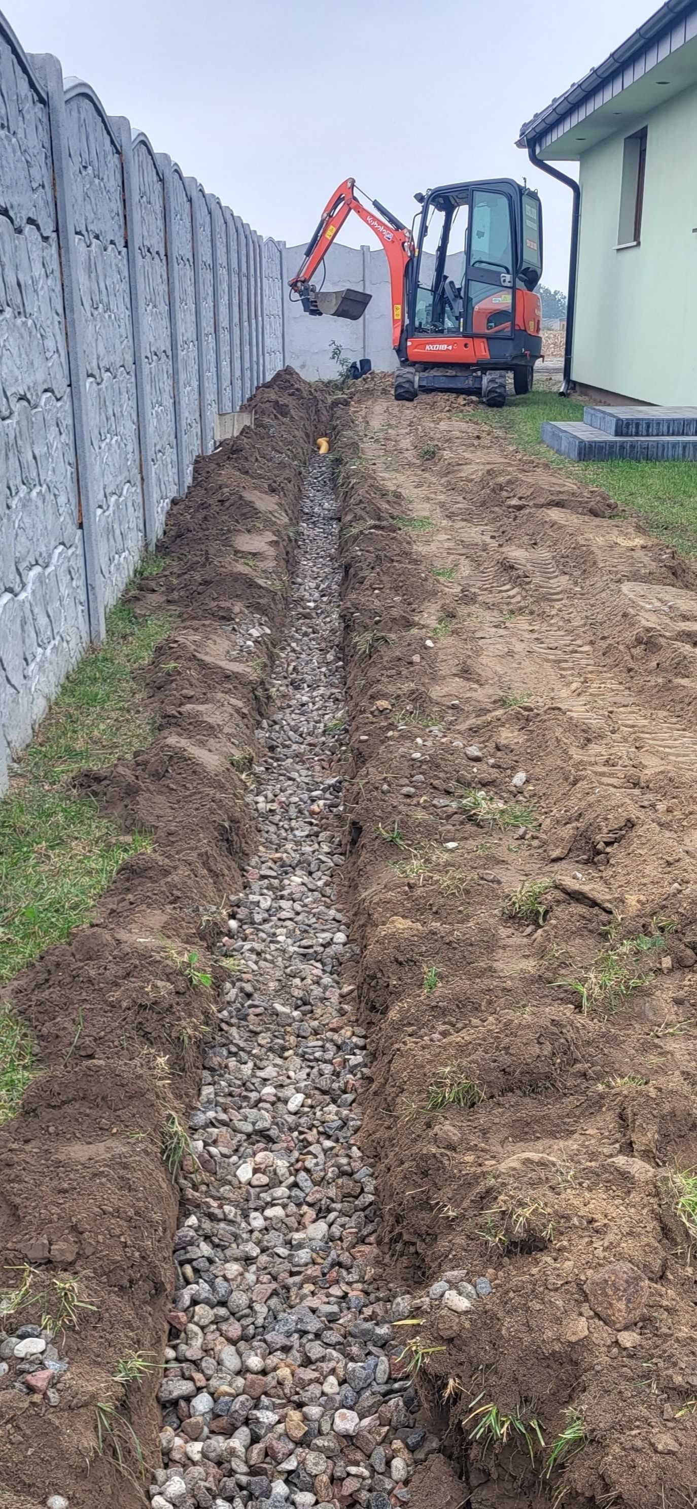 Ziemia Piasek Kamień Minikoparka Ładowarka Kompost Terrawit Drenaż