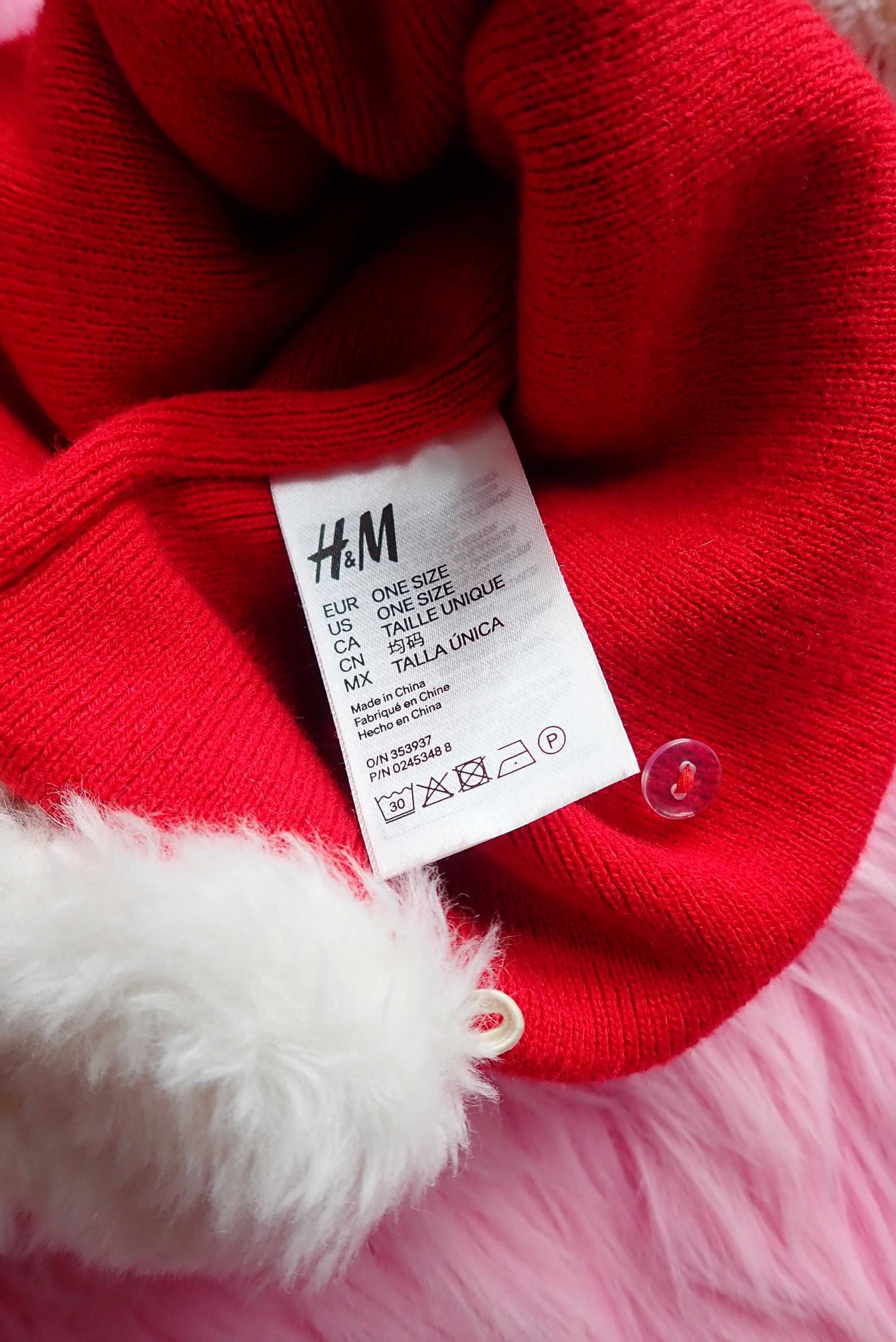 Czapka Mikołaja z doczepianą brodą H&M