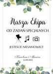 Ekipa do zadań specjalnych Do druku wesele Ślub pdf