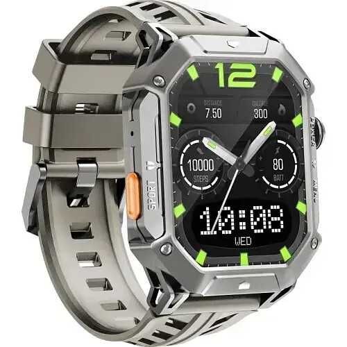 ЗАХИЩЕНИЙ смарт-годинник HAYLOU Iron N1 LS24 Grey EU з захисним склом