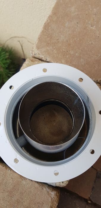Adapter do kotła Ferroli -biały SX-TD AF6/8KPB 80/125x60/100