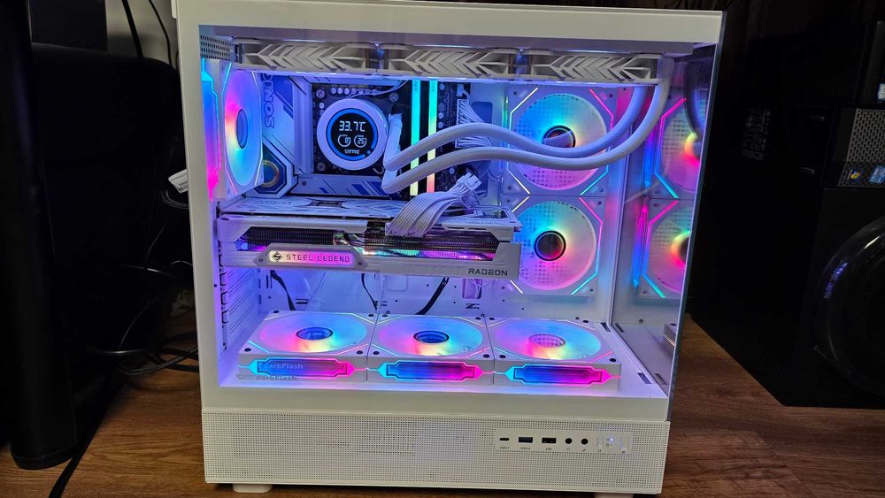 Komputer I5-14600K, 32GB, RX 9070 XT, 2TB SSD M2 Nowy Biały