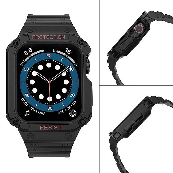 Protect Strap Band opaska z etui do Apple Watch 7 / 6 / 5 / 4 / 3 / 2