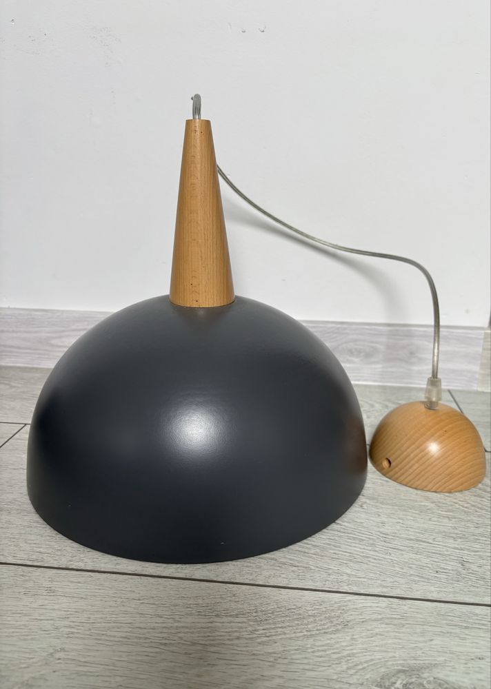 Lampa wiszaca grafitowa