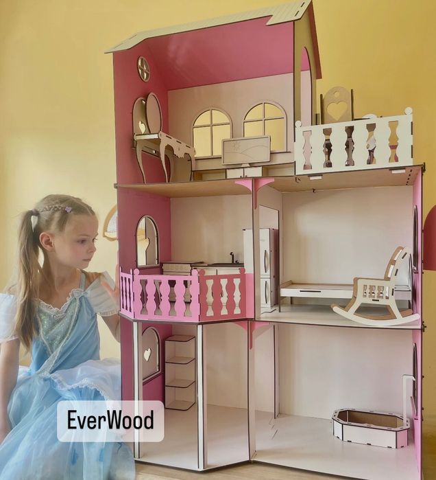 Будинок для барбі з меблями, ляльковий будинок, Barbie