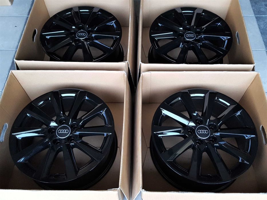 Alufelgi 16 5x100 Audi A1 A3 8L TT Seat Ibiza Leon Arona Czarne ! 489#
