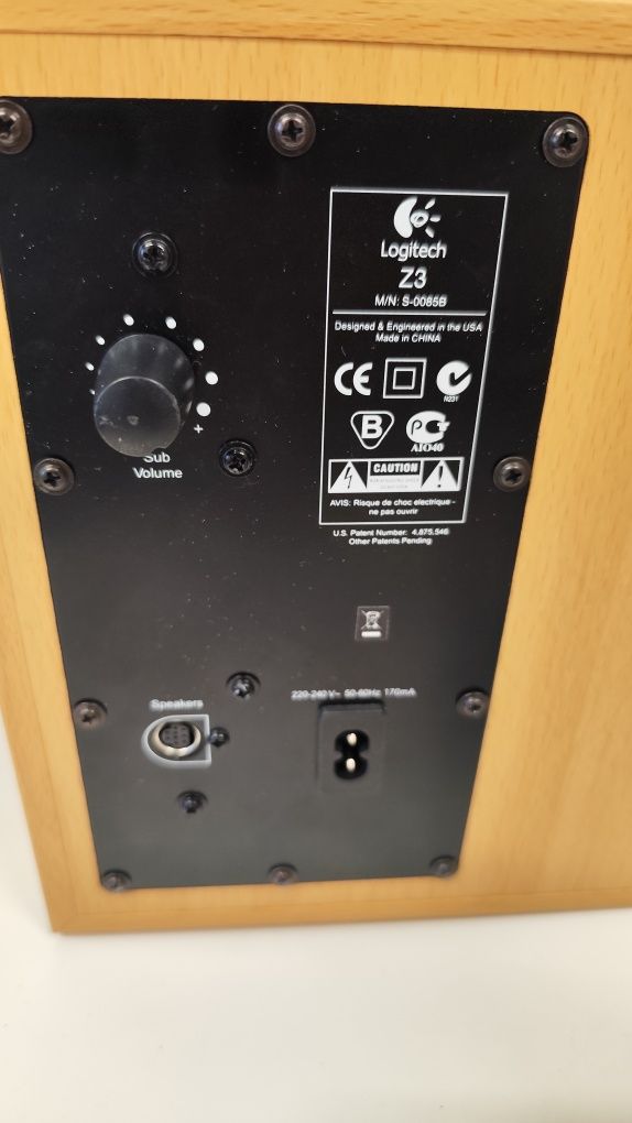 Сабвуфер Logitech Z3 MIN:S-00858 колонки аудио система усилитель бас
