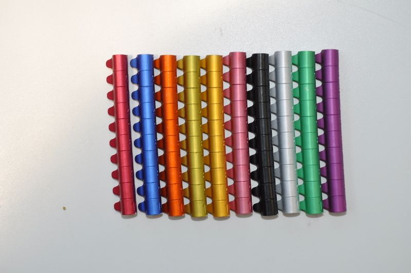 Znaczniki dla ptaków 3mm mix kolorów 100szt kanarek itp.