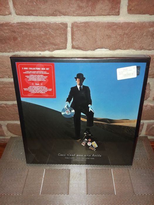 Nowy box Pink Floyd - Wish You Were Here CD, DVD, BR, książka