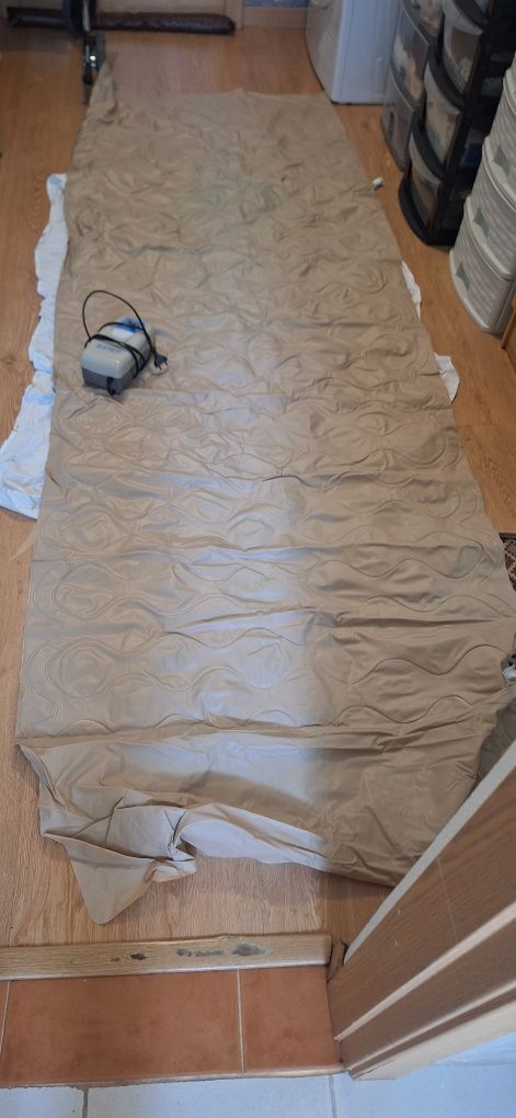 Cama articulada + colchão ortopédico + colchão ati-escara
