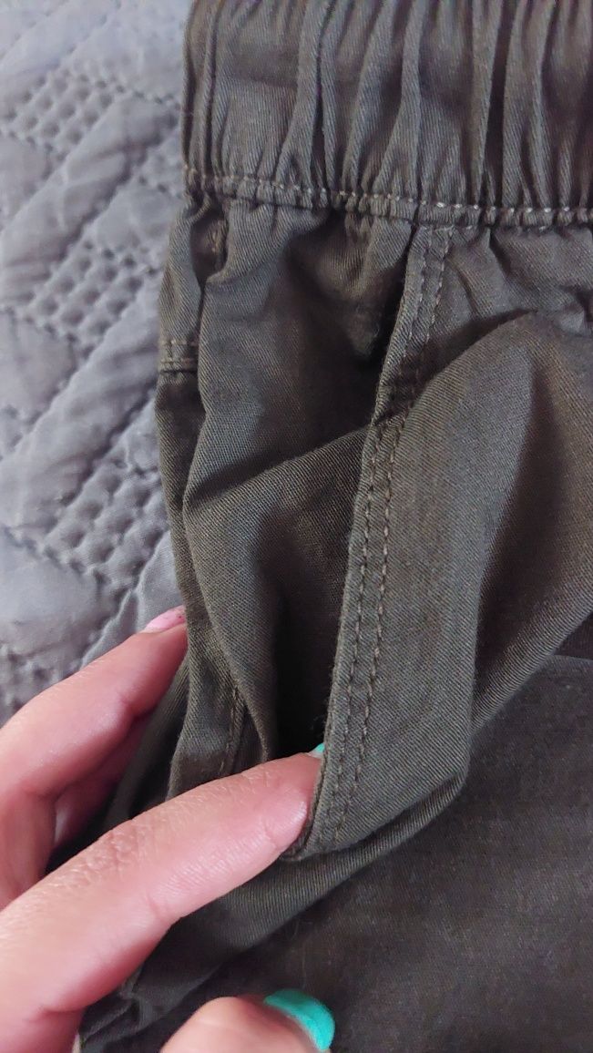 Nowe spodnie khaki, oliwkowe przewiewne na lato joggery ! House r.S,M