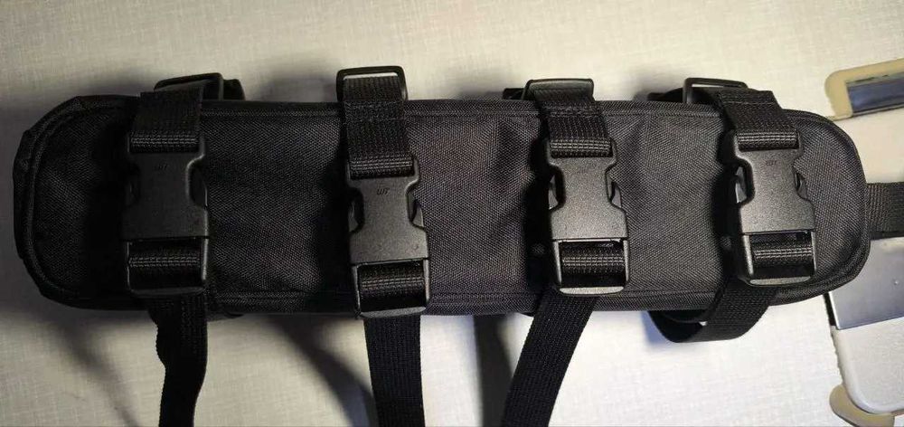 Посилена підрамна велосумка для акумулятора велосипеда АКБ на ременях