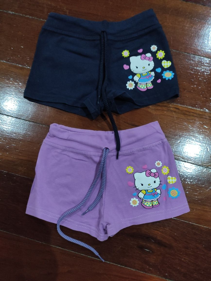 Shorts de algodão da hello Kitty , NOVOS!!! Lindos!!