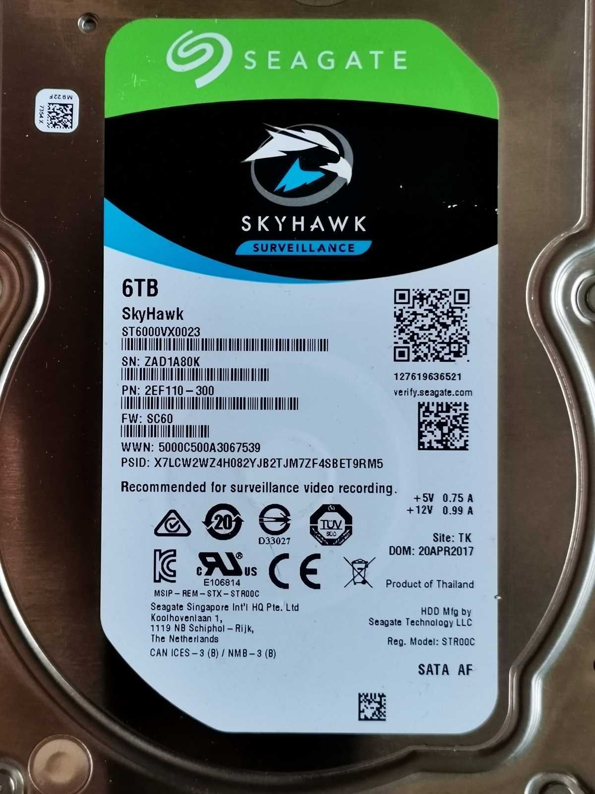 HDD 6TB SeaGate 3.5"