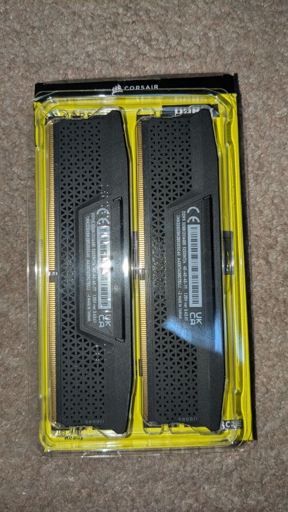 Corsair Venegance DDR5 32GB (16x2) 5200Mhz Intel XMP Ready