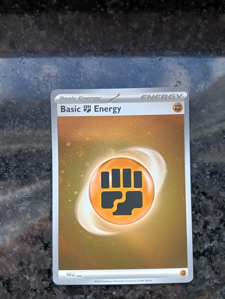 Fight Energy Pokemon 151 Galaxy Holo