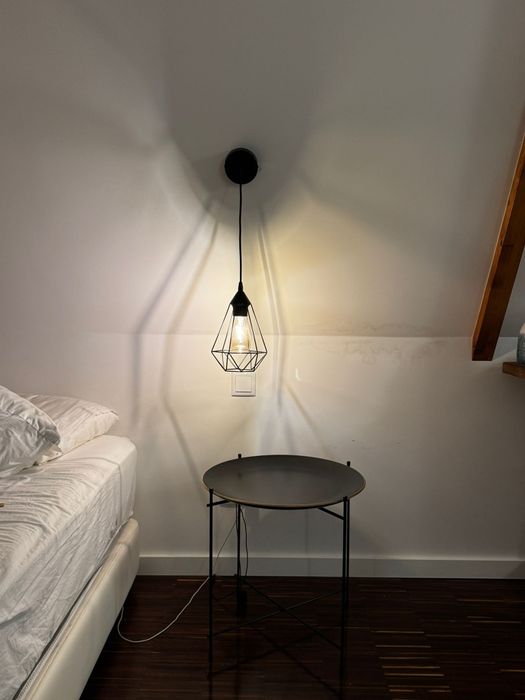 Candeeiro suspenso preto