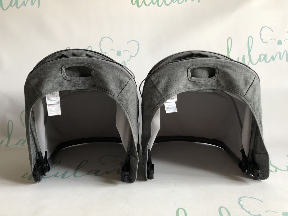 Bugaboo Donkey2 budka daszek Grey Melange x2