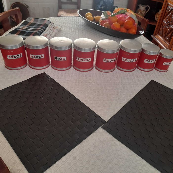 Latas de cozinha vintage