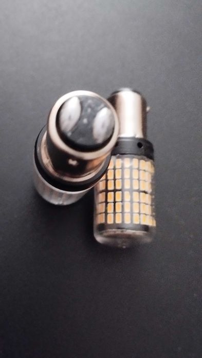 Автомобільна LED лампа жовта 1156 / 1157 P21/5W Canbus 12V 1шт.