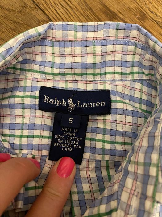 Koszula chłopięca Ralph Laurent, rozmiar 110